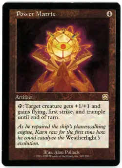 POWER MATRIX [MMQ - MERCADIAN MASQUES] - MTG VINTAGE CARD [EXCELLENT] - Image 1