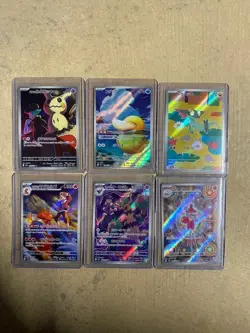 Pokemon Card Random Lot of 6 AR Set M2a Mega Dream ex Japanese Nintendo 2025 - Image 1