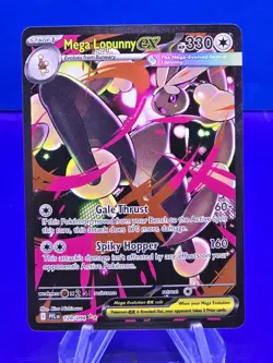 Phantasmal Flames - Mega Lopunny SIR Ex 128/094 Pokemon Tcg Mega Evolutions Card - Image 1
