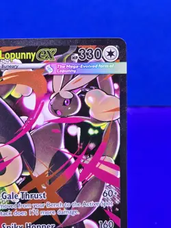 Phantasmal Flames - Mega Lopunny SIR Ex 128/094 Pokemon Tcg Mega Evolutions Card - Image 5