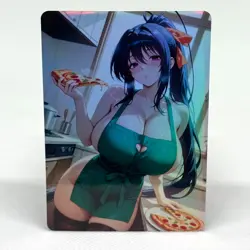 High School DxD Akeno Himejima Goddess Anime Waifu ACG Foil Card - Image 1