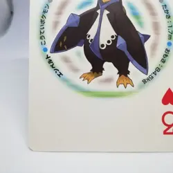 Empoleon 3 Heart Pokemon trump playing card Perl DIA Giratina Back Nintendo - Image 4