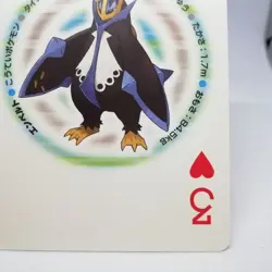 Empoleon 3 Heart Pokemon trump playing card Perl DIA Giratina Back Nintendo - Image 5