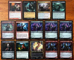 MTG Custom 60-Card Deck - Black & Red VAMPIRES - Tribal Aggro Blood Tokens - Image 1
