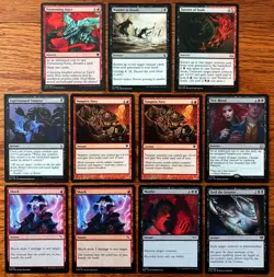 MTG Custom 60-Card Deck - Black & Red VAMPIRES - Tribal Aggro Blood Tokens - Image 3