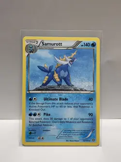 Samurott 32/114 XY Steam Siege Rare Pokemon TCG Card [ENG]* - Image 1