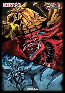 Yu-GI-Oh! Slifer, Obelisk, & Ra 50 Card Sleeves - Image 1