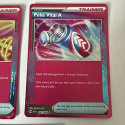 Bundle Of 3 Rare Full Holo Trainer Cards Pokemon TCG Shrouded Fable NM Cond - Image 3