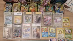 Pokemon XXL Sammlungsauflosung Grading Cards + Cards +1x 151 Binder + Boxen Leer - Image 2