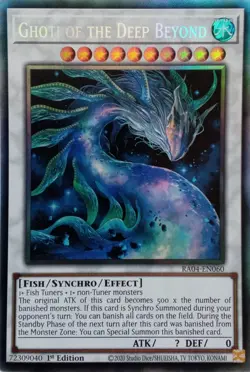 RA04-EN060 GHOTI OF THE DEEP BEYOND COLLECTOR'S RARE 1ST EDITION YuGiOh CARD - Image 1