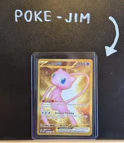 Mew ex 205/165 Sv | Scarlet & Violet 151 Gold Metal Holo Promo | Pokemon Card - Image 1