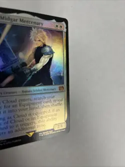 Cloud Midgar Mercenary Foil Card #0010 MTG - Image 2