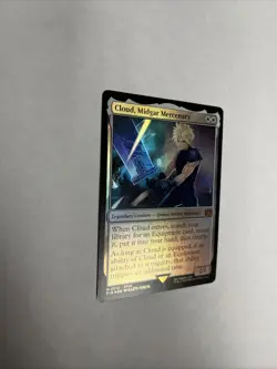 Cloud Midgar Mercenary Foil Card #0010 MTG - Image 5