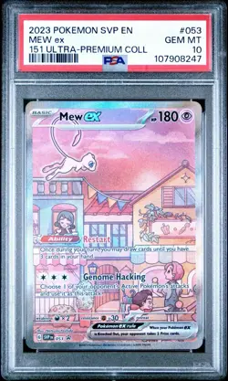 Mew ex Promo PSA 10 GEM MINT Scarlet & Violet Holo Pokemon Card - Image 1