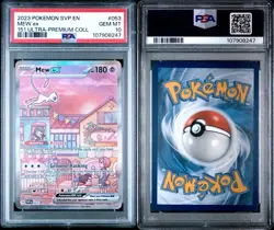Mew ex Promo PSA 10 GEM MINT Scarlet & Violet Holo Pokemon Card - Image 3