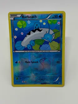 Barboach - 39/160 - XY Primal Clash - Reverse Holo - Pokemon Card - 2015 - 8? - Image 2