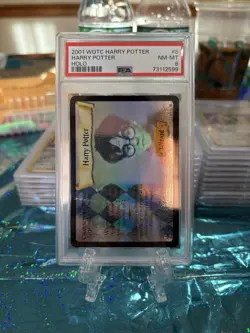 PSA 8 2001 WOTC Harry Potter Holo #8 Rare Hologram NM-MT Rookie Card - Image 1