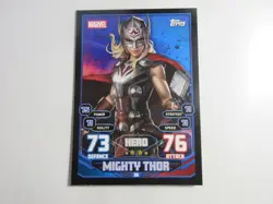 Topps Hero Attax Marvel Card Mighty Thor - Image 1