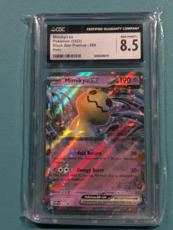 Mimikyu ex 004 Sv: Scarlet & Violet Promo Cards Holo Graded CGC 8.5 - Image 1
