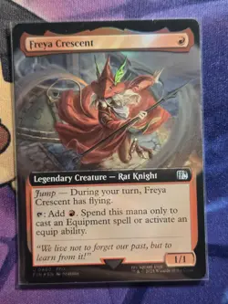 MTG - Freya Crescent (Extended Art) (0460) FINAL FANTASY NM Foil - Image 1