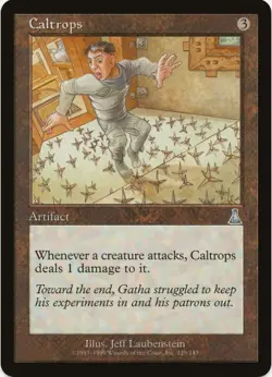1 x Caltrops - Urza's Destiny - LP - MTG - Image 1
