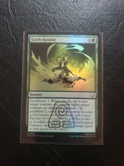 MTG - Earth Rumble (Foil) - Avatar: The Last Airbender NM/M Condition - Image 1