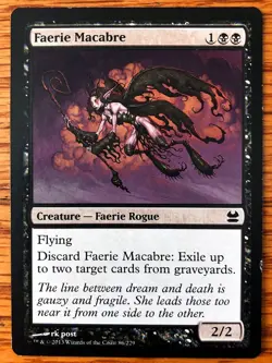 MTG Faerie Macabre - Modern Masters, English - Image 1
