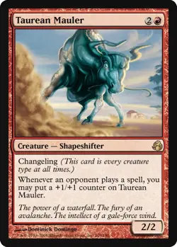 MTG Magic the Gathering Taurean Mauler Morningtide NM - Image 1