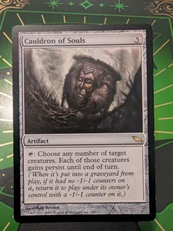 MTG Cauldron of Souls Shadowmoor Regular Light play - Image 1
