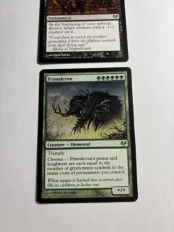 MTG Magic the Gathering Crumbling Ashes (35/187) Eventide + Primalcrux 73/180 - Image 3