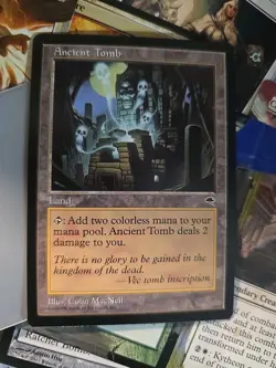 Ancient Tomb Lightly Played, Original Tempest Magic MtG - Image 1