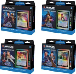 MTG Doctor Who Commander Decks Case of 4 Decks - Image 1
