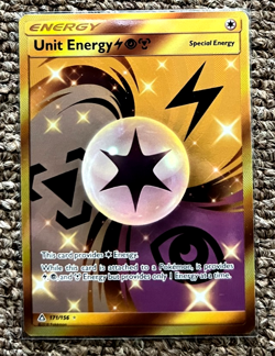UNIT ENERGY 146/131 HOLO FORBIDDEN LIGHT SECRET POKEMON CARD NM - Image 1