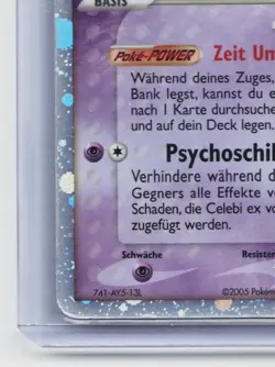 Celebi ex - Pokemon Karte TCG - Deutsch 17/17 POP Series 2 /M75 - Image 5