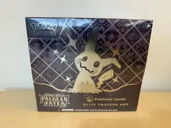Pokemon Scarlet & Violet Pokemon Center Exclusive Paldean Fates ETB SEALED - Image 1