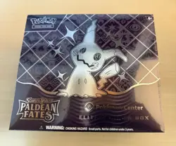 Pokemon Scarlet & Violet Pokemon Center Exclusive Paldean Fates ETB SEALED - Image 2