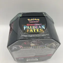 Pokemon Paldean Fates Tin Great Tusk ex 4 Packs New Sealed English SEALED NEW - Image 3