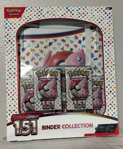 Pokemon TCG Scarlet & Violet 151 Binder Collection Box NEW/Factory Sealed - Image 1