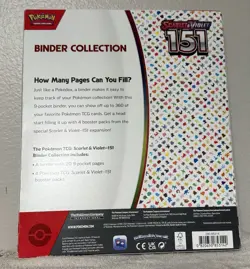 Pokemon TCG Scarlet & Violet 151 Binder Collection Box NEW/Factory Sealed - Image 2