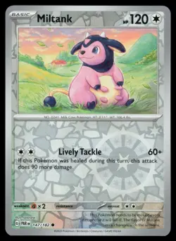 Miltank 147/182 Reverse Holo Pokemon Paradox Rift NM - Image 1