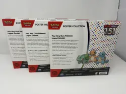 3x Pokemon TCG Scarlet & Violet 151 Poster Collection boxes Brand New/Sealed - Image 2