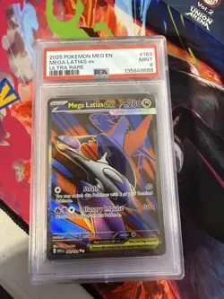 2025 POKEMON MEG EN-MEGA EVOLUTION ULTRA RARE #163 MEGA LATIAS EX PSA 9 - Image 1