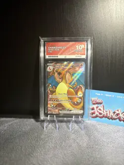 Pokemon 151 Charizard EX FULL ART SECRET RARE 183/165 Ace Grade 10 LOW POP - Image 1