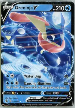 Pokemon Greninja V 073/264 Fusion Strike Learn To Play Deck - Pokemon Play - Image 1