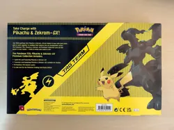 Pokemon TCG: Pikachu & Zekrom GX Premium Collection Box! New, Sealed! - Image 2