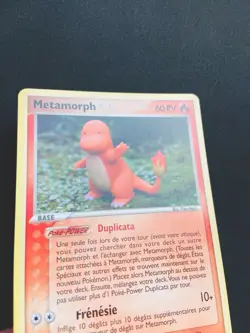 Carte Pokemon Metamorph 37/113 Salameche Ex Especes Delta Bloc Ex Near Mint NM - Image 2