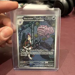 Pokemon TCG Team Rockets Weezing 199/182 SV10: Destined Rivals IR Near Mint - Image 1
