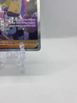 Pokemon - Paldean Fates - Iono 237/091 - SIR - LP - Print Line On Back - Image 4
