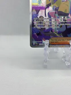 Pokemon - Paldean Fates - Iono 237/091 - SIR - LP - Print Line On Back - Image 5
