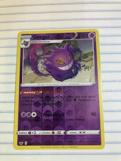Pokemon TCG Gengar Reverse Holo 085/202 Sword And Shield NM Condition - Image 1
